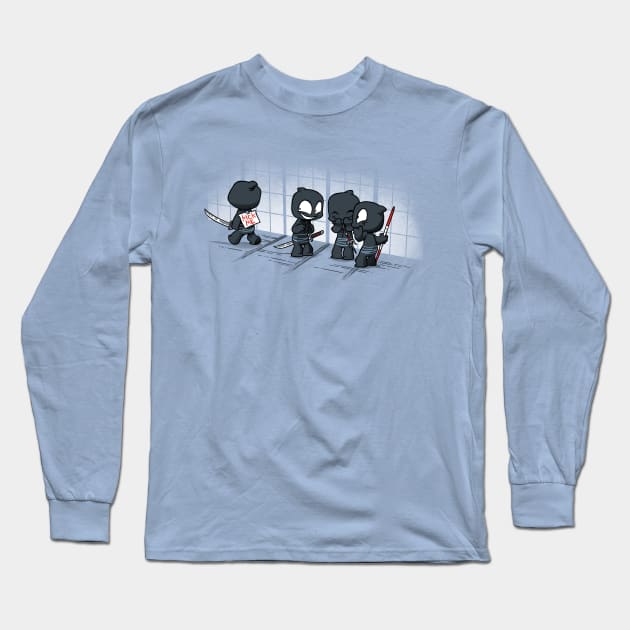 Oblivious Ninja: Bullies Long Sleeve T-Shirt by Dooomcat